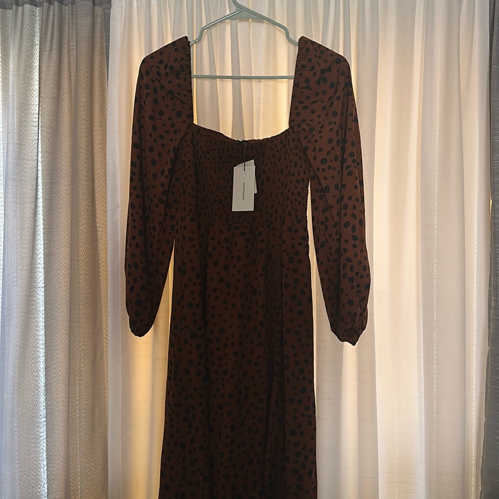 Maxi dress with slit